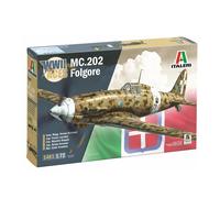 Italeri 1481 MC.202 Folgore WWII Aces, scala 1:72, Plastic Model Kit/Modello in