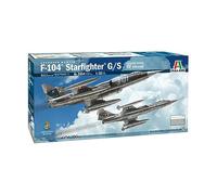 Italeri 2514S 2514S-1:32 F-104G/S-RF-104G - Maqueta de Caza Estelar (montada, Montaje de Modelos, Manualidades, aficiones, Pegamento, Kit de Montaje de plástico, sin lacar)