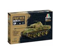 Italeri 25752 1:56 SD.Kfz. 171 Panther AUSF. A - modelismo, Kit, modelismo de pie, Manualidades, Hobby, encolado, Kit de plástico, Fiel al Detalle, sin Pintar