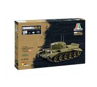 ITALERI 25754 1:56 Cromwell MK. IV - modelismo, Kit, modelismo de pie, Manualidades, Hobby, encolado, Kit de plástico, Fiel al Detalle, Kit Militar, Tanque 1:56