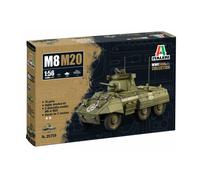 Italeri 25759 1:56 M8/M20 Greyhound - modelismo, Kit, modelismo de pie, Manualidades, Hobby, Pegar, Kit de plástico, Fiel al Original, sin Pintar