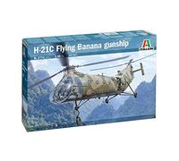 Italeri 2774S 1:48 H-21C Flying Banana Gunship-modelismo, Modelo de Suelo, Hobby, Pegado, Kit de plástico, detallado, Multicolor