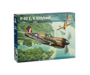 Italeri 2795S P-40E/K Kittyhawk Building, Stand Model Making, (Importación USA)