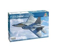 Italeri -2822 F-22A Raptor, 1:48 Scale, Model Kit, Plastic Mod (Importación USA)