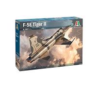 Italeri 2827S 1:48 Northrop F-5E Tiger II - Construcción de maquetas, Kit, Free Standing, Hobby, Encolado, Kit de plástico, Detallado, Sin Pintar
