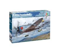 Italeri 2835 1:48 P-47D Thunderbolt (E.T.O.) - modelismo, Kit, Modelo de pie, Manualidades, Hobby, encolado, Kit de plástico, Fiel al Detalle, Multicolor