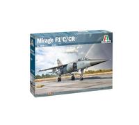 Italeri - Kit de modelismo Mirage F.1 1:48 - Kit de plástico, fiel al detalle, gris