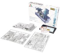 Italeri 2991S 1:12 F-104G Cockpit, getrouwe reproductie, model (Importación USA)