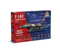 Italeri Maqueta 1:48 F-16C Fighting Falcon War Thunder Kit plástico sin pintar IT35105