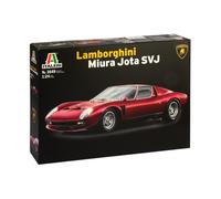 ITALERI 3649 Kit Modelo Coche Lamborghini Miura Jota SVJ 1:24 Plástico Rojo