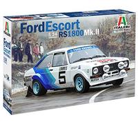 Italeri 3655 Ford Lancia Escort MK.II, 1:24, Color Blanco/opulento jardín, 165 mm de Longitud