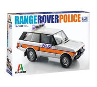 Italeri-Land Policía 3661S Range Rover Police 1:24-Juego maquetas, Modelos, Manualidades, aficiones, Pegado, Kit de construcción de plástico, Color Plateado