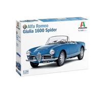 Italeri 3668 1:24 Alfa Romeo Guilia 1600 Spider - modelismo, Kit, maquetas, Hobby, Pegar, Kit de plástico, Kit de Coche, Modelo de Coche 1:24