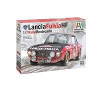 Italeri 3670 1:24 Lancia Fulvia HF Rallye Monte 1972 - Modelismo, Kit, maqueta, Manualidades, Hobby, Pegamento, Kit de plástico, Fiel al Detalle, Modelo de Coche, 1:24