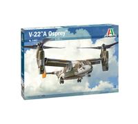 Italeri -1463 V-22 A Osprey, Escala 1:72, Model Kit, Modelo de Plástico para Montar, Modelismo, Color Gris, IT1463