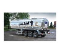 1:24 ITALERI Tank Trailer For Truck We Are Familiy Trasporto Latte Kit IT3911