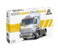 Italeri 3926S - 1:24 IVECO Turbostar 190.48 Special, modelismo, Kit, Modelo de Suelo, Tinkering, Hobby, encolado, Kit de plástico, Negro detallado