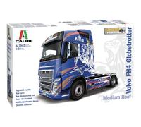 Italeri 3942S 1:24 Volvo FH4 Globetrotter/Medium Roof, réplica fiel a la original, maquetas, manualidades, hobby, pegar, kit de construcción de plástico, montaje