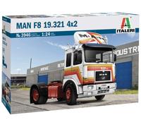 Italeri 3946S MAN 1:24 F8 19.321 2 Axle, Faithful Replica Mode (Importación USA)