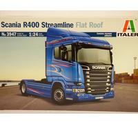 Italeri 3947S 3947-1:24 Scania R400 Streamline (Flat Roof), Bu (Importación USA)