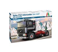 Italeri 3957 1:24 Volvo F-12 Intercooler Low Roof-Construcción de maquetas, Kit, maqueta, Manualidades, Hobby, Pegamento, Kit de plástico, detallado, sin Pintar, Multicolor, IT3957