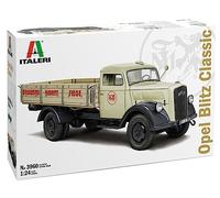 Italeri 3960 1:24 Camión Opel Blitz - modelismo, Kit, Modelo de Suelo, Bricolaje, Hobby, Pegar, Kit de plástico, detallado, Mult