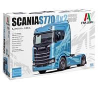 Italeri 3961 Scania 770 4x2 Normal Roof, Escala 1:24, Model Kit, Modelo de Plástico para Montar, Modelismo, IT3961