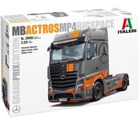Italeri 3968 1:24 Mercedes-Benz A. MP4 BigSpace GP E. - Kit, maqueta de pie, Manualidades, Hobby, encolado, Kit de plástico, Fiel al Detalle, Multicolor