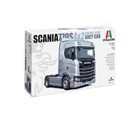 Italeri 3971 1:24 Scania S770 4x2 Techo Normal GreyCap - Kit, modelismo de pie, Manualidades, Hobby, encolado, Kit de plástico, Fiel al Detalle, Kit de camión