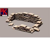 Italeri 406 Sacos de Arena Para Dioramas Etc 1 :3 5 Escala Plástico - T48 Envío