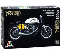Italeri 4602-1:9 Norton Manx 500cc 1951 Motocicleta, El Reloj Es Parte del Producto