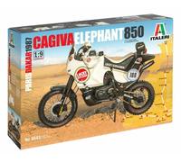 Italeri-4643 Elefante ITALERI 4643S 1:9 Cagiva Elephant 850 Winner 1987-réplica Fiel, modelismo, Hobby, encolado, Kit de plástico, Montaje, Color White (4643)