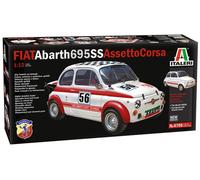 Italeri 4705S Fiat 4705-1:12 Abarth 695 SS/Assetto Corsa, maqu (Importación USA)