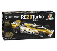 Italeri 4707S-Maqueta de construcción (escala 1:12, Renault RE 20 Turbo, maqueta, modelismo, manualidades, hobby, pegado, plástico), color plateado (4707S)