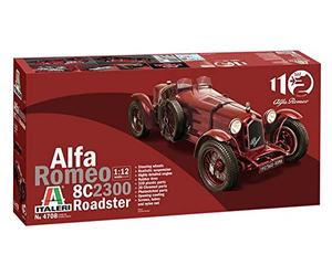 ITALERI 4708S 1:12 Alfa Romeo 8C/2300 1931-33 - réplica Fiel, modelismo, Hobby, encolado, Kit de plástico, Montaje