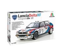 Italeri -4709 Lancia Delta HF integral 16 V, escala 1:12, Rally Montecarlo 1990, modelo de plástico para montar, multicolor, 4709