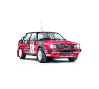 Modelo De Coche Estático Lancia Delta HF Martini Auriol Rally Sanremo 1989 1/12