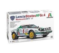Italeri 4714 1:12 Lancia Stratos HF Tamaño 4 Kit de construcción de modelos, construcción de modelos de pie, manualidades, pasatiempos, pegado, kit de plástico, detallado, sin pintar