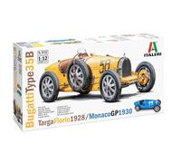 Italeri 4716 1:12 Bugatti Type 35B T.F1929/Mon.1930 - modelismo, Kit, modelismo de pie, Manualidades, Hobby, encolado, Kit de plástico, Fiel al Original, sin Pintar