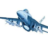 F/A-18E Super Hornet Fighter 1:72 Plástico Modelo Kit Italeri