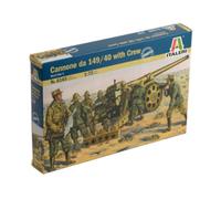 Italeri 1/72 (20mm) II Guerra Mundial Italiano Cannone Da 149/40 y Escuadrón