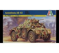 Italeri 510007052 1:72 Autoblinda AB 43-modelismo, Modelo de Suelo, Hobby, Pegado, Kit de plástico, detallado, Multicolor