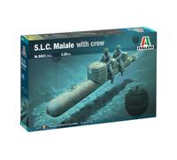 Italeri -5621 S.L.C. Pig with Crew, Scale 1:35, Model Kit, Plastic Model, Multic