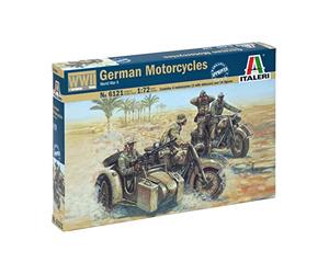 Italeri 6121S - Segundo Deutsch Guerra Mundial Motos