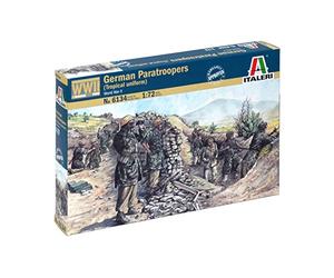 Italeri 6134S - Paracaidistas alemanes Segunda Guerra Mundial a Escala