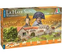 Italeri 6197S 1:72 Juego de Batalla Waterloo La Haye Sainte-Modelo de Suelo, Hobby, Pegado, Kit de plástico, detallado, Multicolor, Color Multi-colord
