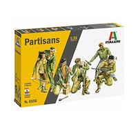 Italeri 6556S 1:35 Partisans - Réplica fiel a la original, maquetas, manualidades, hobby, pegar, juego de construcción de plástico, montaje, figuras