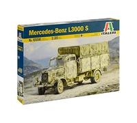 Italeri 6558S-1:35 Mercedes Benz L3000, maqueta, construcción de Modelos, Manualidades, aficiones, Pegar, Kit de plástico, Color Plateado (6558S)