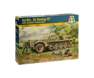 ITALERI 6561S - 1:35 Sd.Kfz.10 Demag D7 w/German Paratr. , Mod (Importación USA)