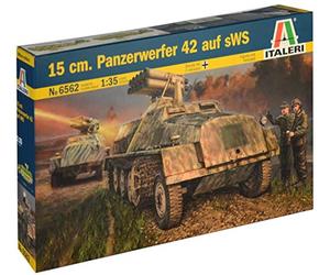 Italeri 6562 Modelo de plástico para Montar vehículos Militares Segunda Guerra Mundial 15 cm Panzerwerfer 42 Auf SWS Model Kit Escala 1:35
